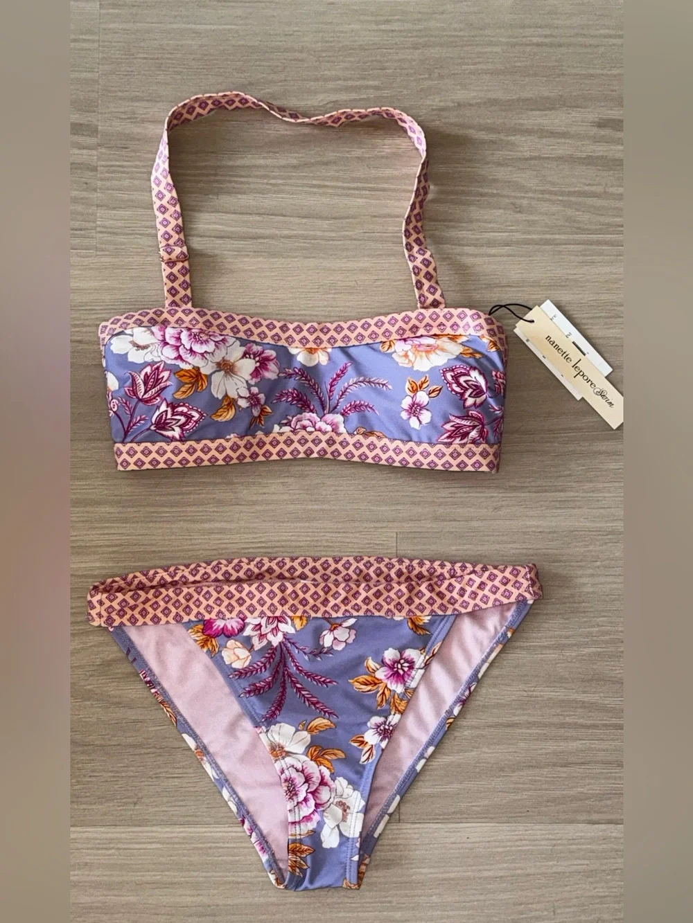 Nanette Lepore Twin Print Bikini Set - Picture 2 of 10